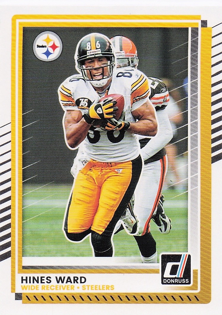 2015 Panini America, Inc. DONRUSS FOOTBALL HINES WARD #No. 12 Steelers WIDE