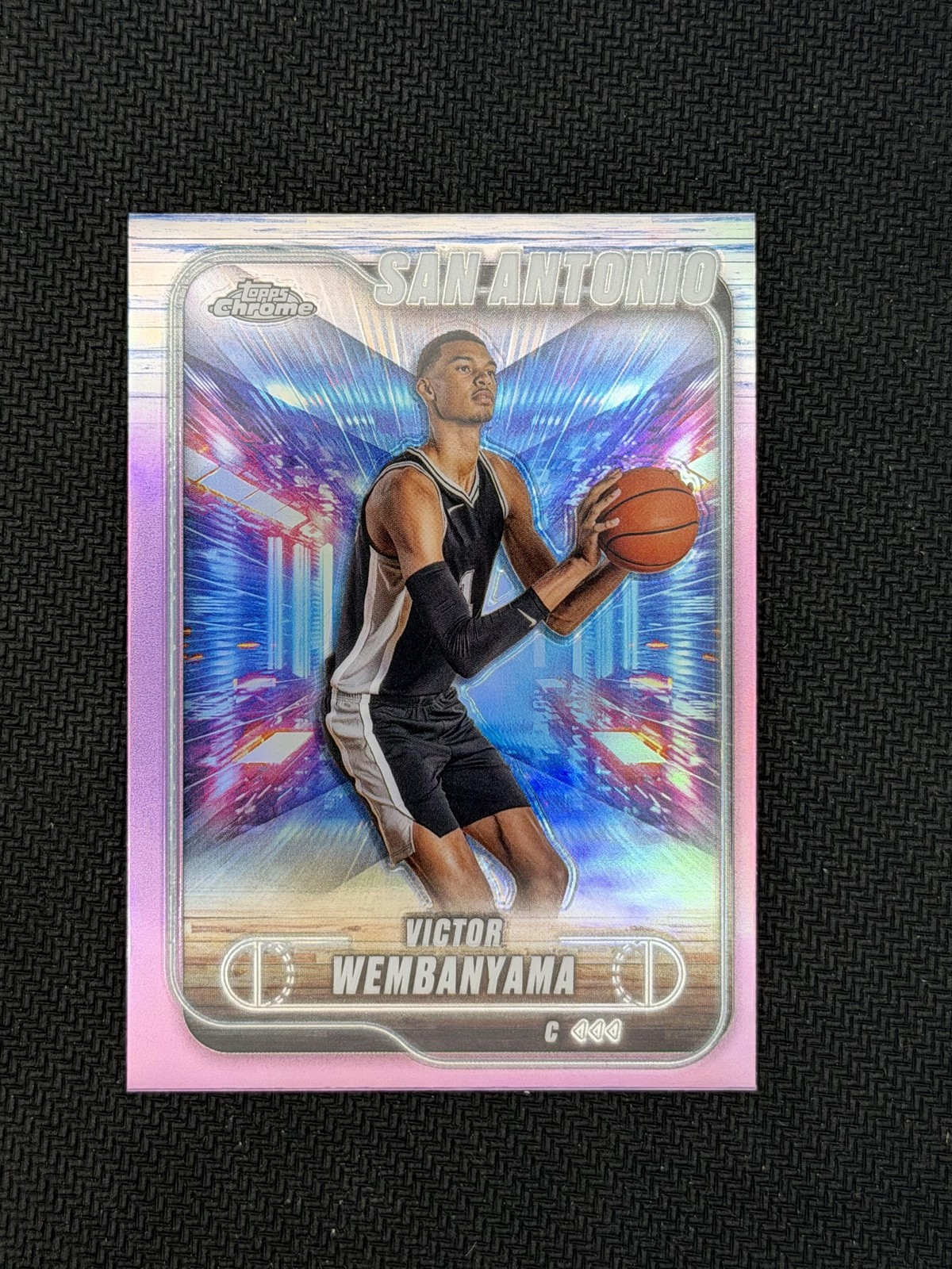 2024-25 Topps Chrome #193 Victor Wembanyama Magenta Refractor