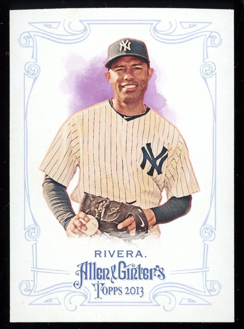 2013 TOPPS ALLEN & GINTER’S #248 MARIANO RIVERA YANKEES NM+ FRONT & BACK PICS