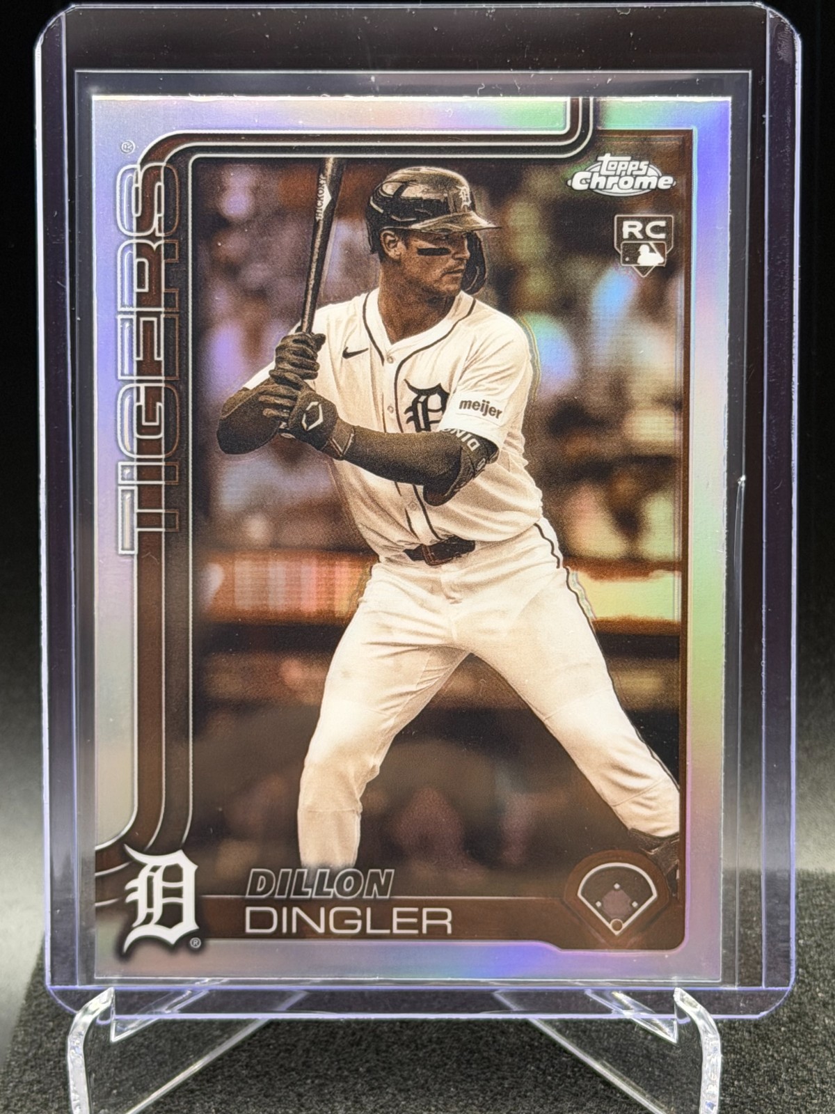 Dillon Dingler 2025 Topps Chrome Sepia Refractor #274 – Detroit Tigers