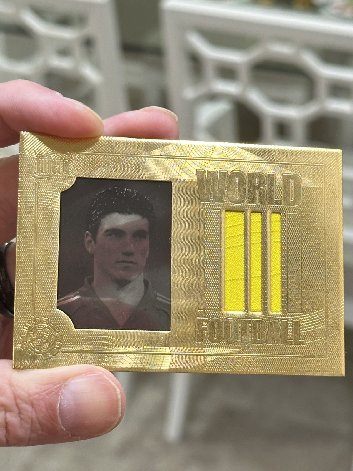 Jose Antonio Reyes 2006 Futera Memocell Gold plated Worn Jersey Patch /175 🇪🇸