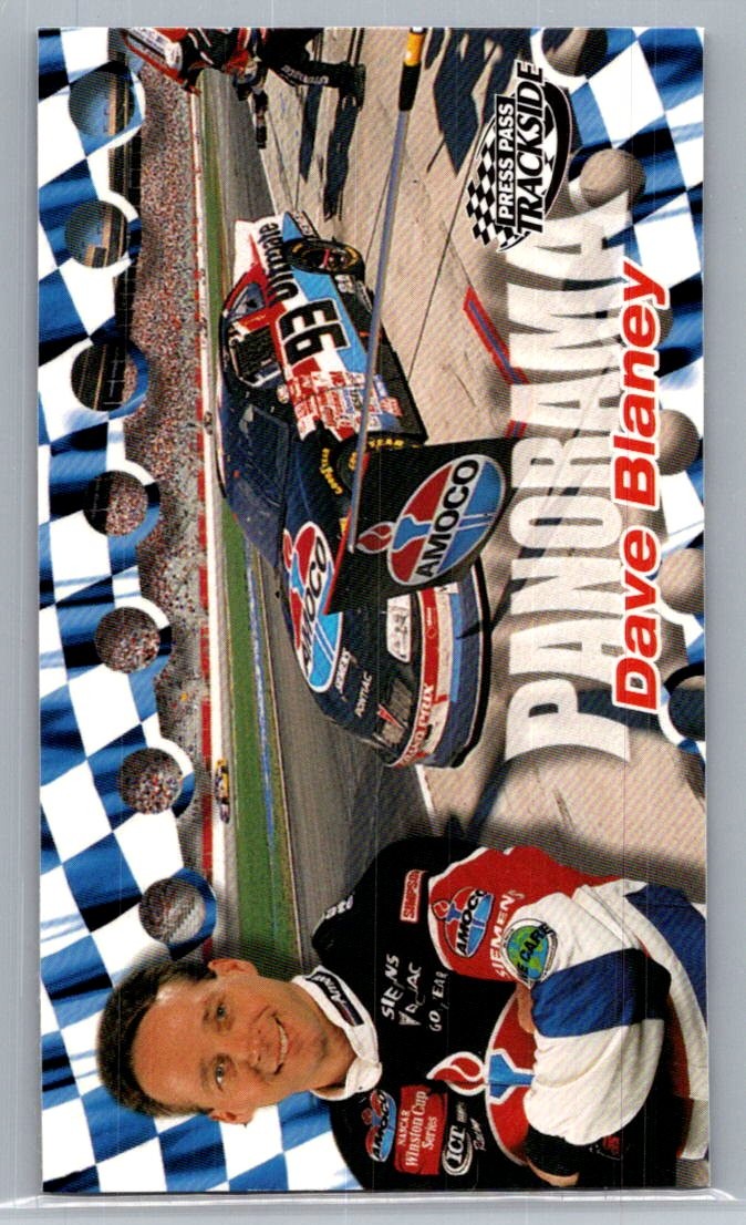 💎2000 Press Pass Trackside Panorama #P 26 Dave Blaney – Bill Davis Racing💎