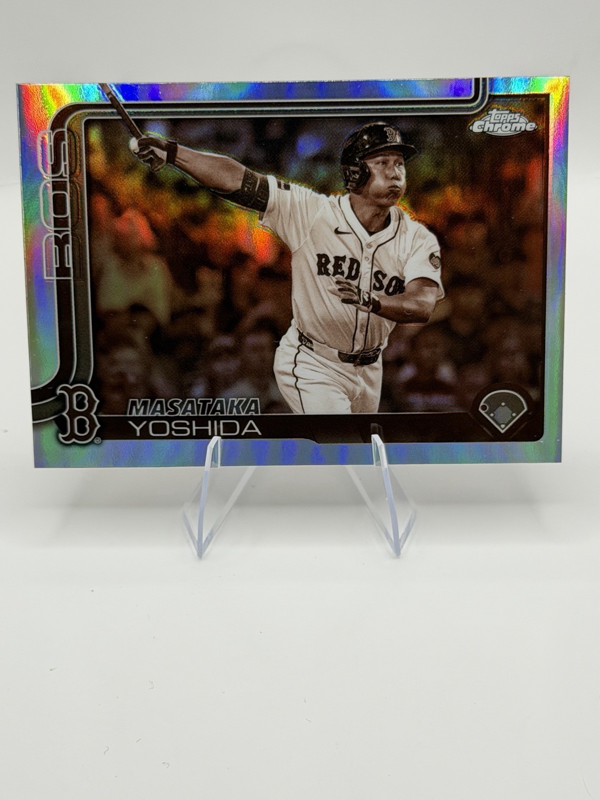 2025 Topps Chrome – Masataka Yoshida #141 Sepia Refractor