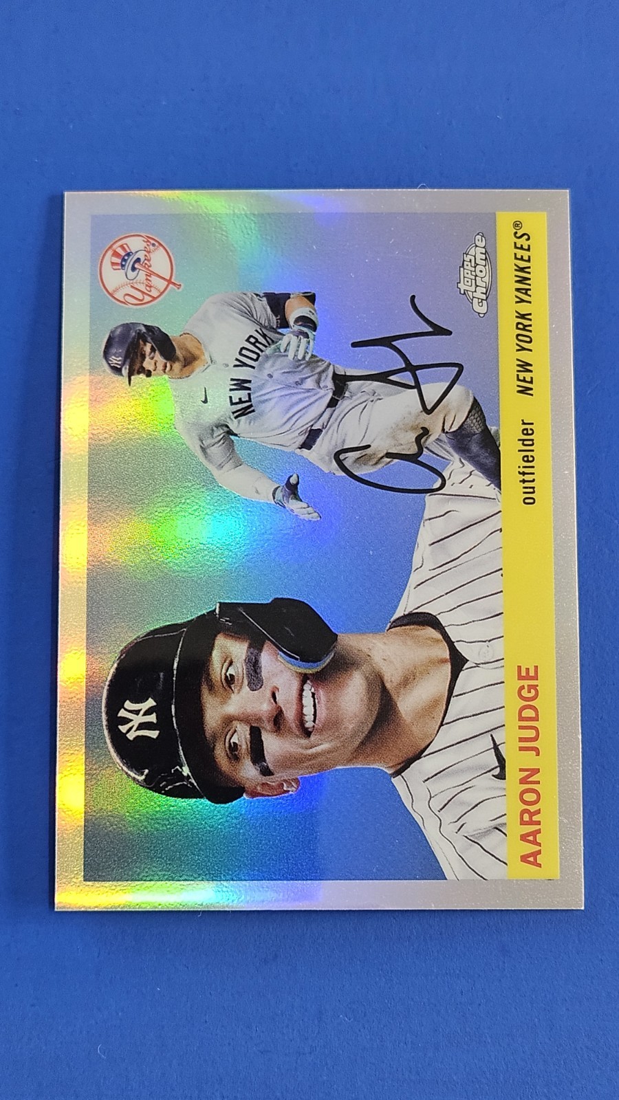 Aaron Judge – 2025 Topps Platinum Anniversary Image Variation SP