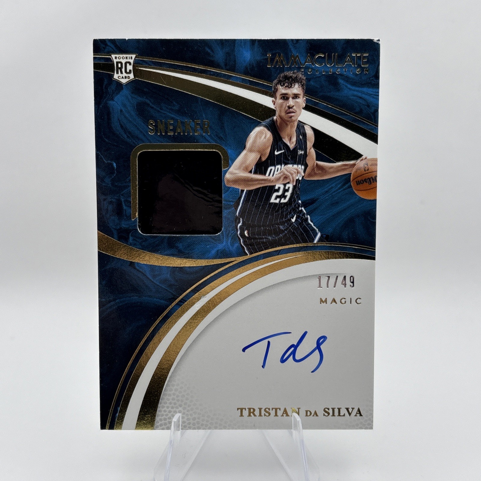 Tristan Da Silva 2024-25 Panini Immaculate Sneaker Swatches Auto RC /25 #SSS-TDS