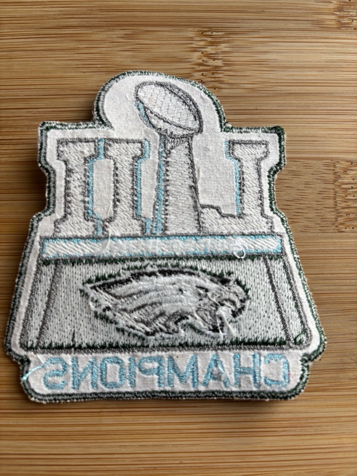 Philadelphia Eagles Super Bowl 52 Embroidered Patch Kelly Green Free Shipping