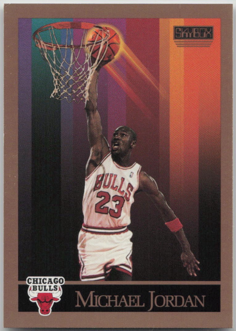 Michael Jordan 1990-91 #41 SkyBox Chicago Bulls NM