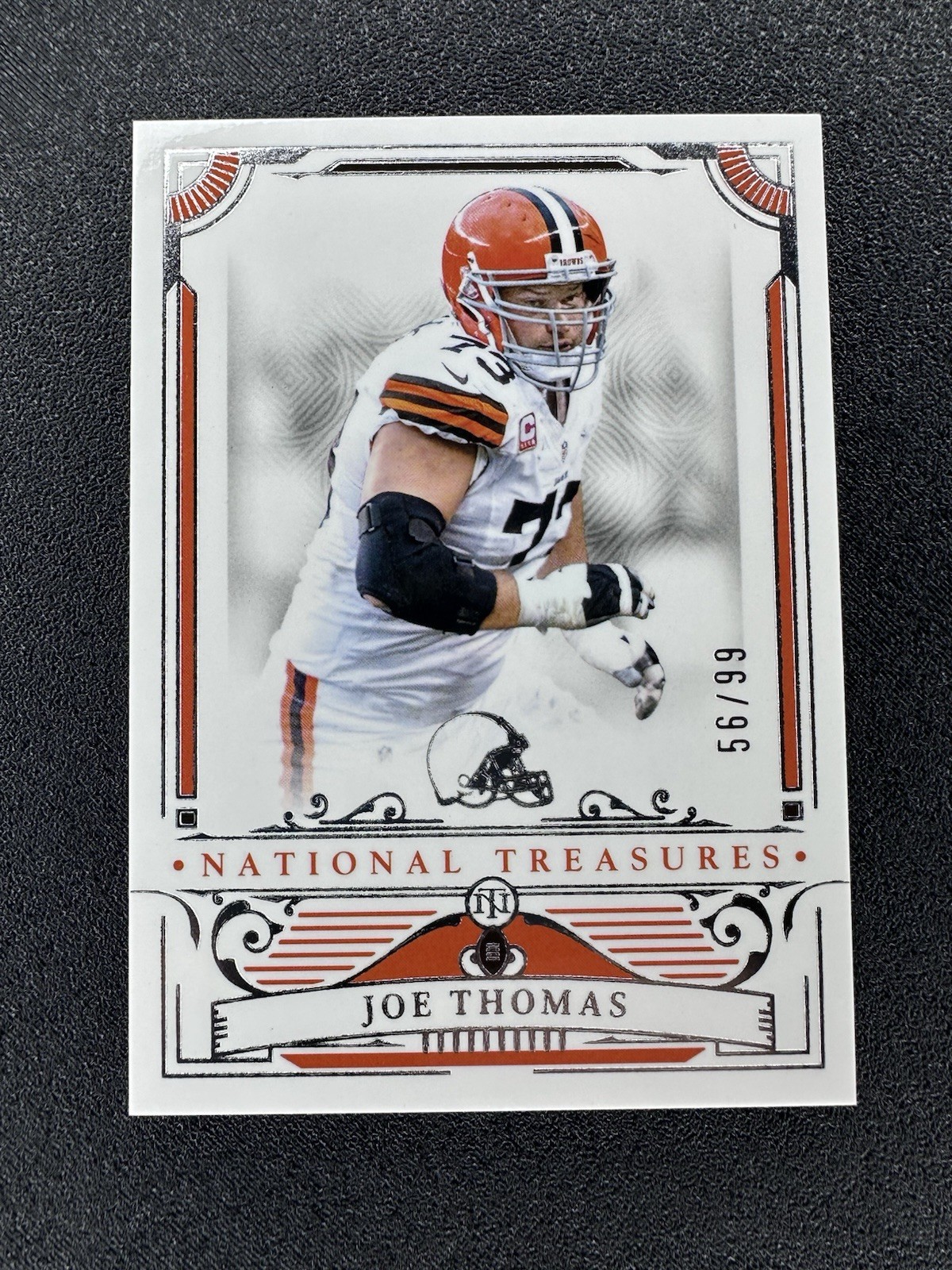 #’d/99 🔥 JOE THOMAS SP 2025 Panini National Treasures Silver Foil No. 23 HOF