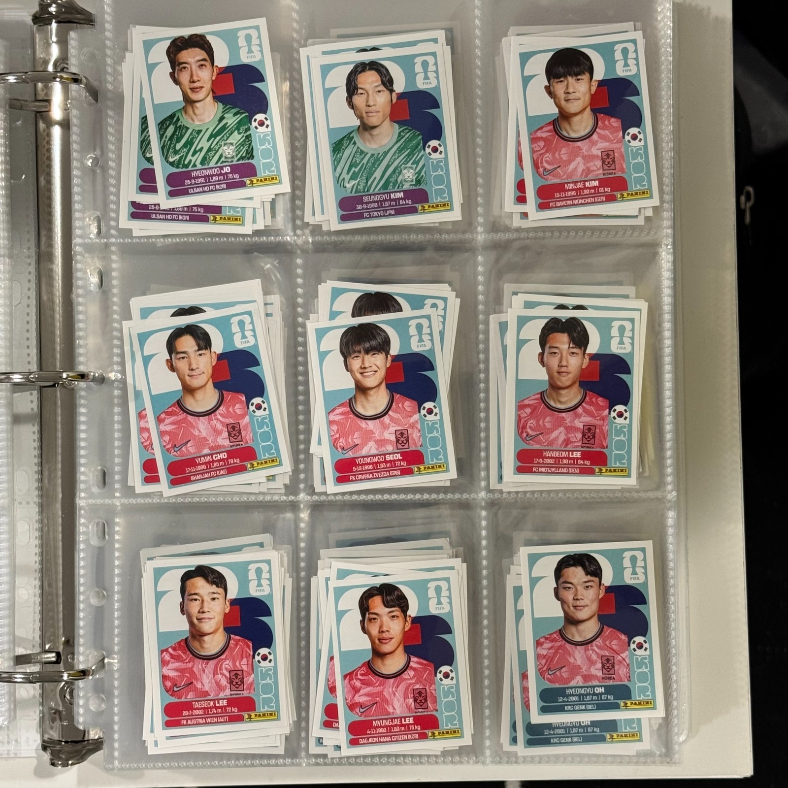 2026 Panini FIFA World Cup Sticker Collection Complete Lot Builder FWC Group A-C