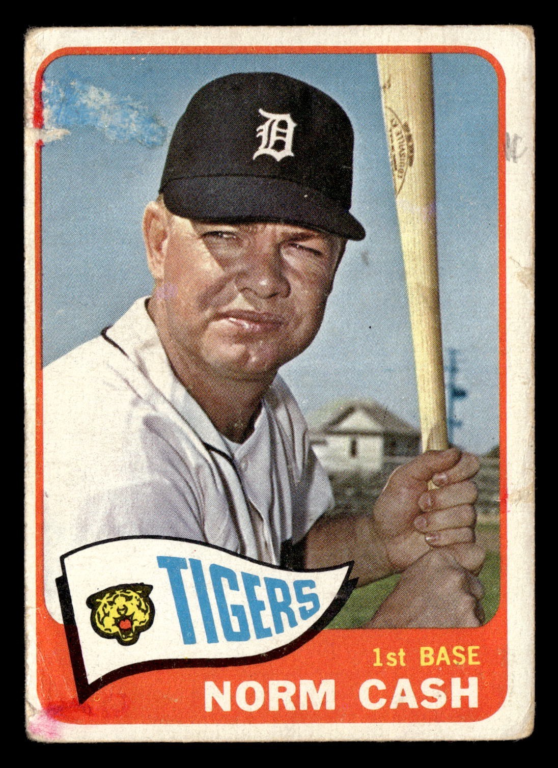 1965 Topps NORM CASH #153 FR Detroit Tigers