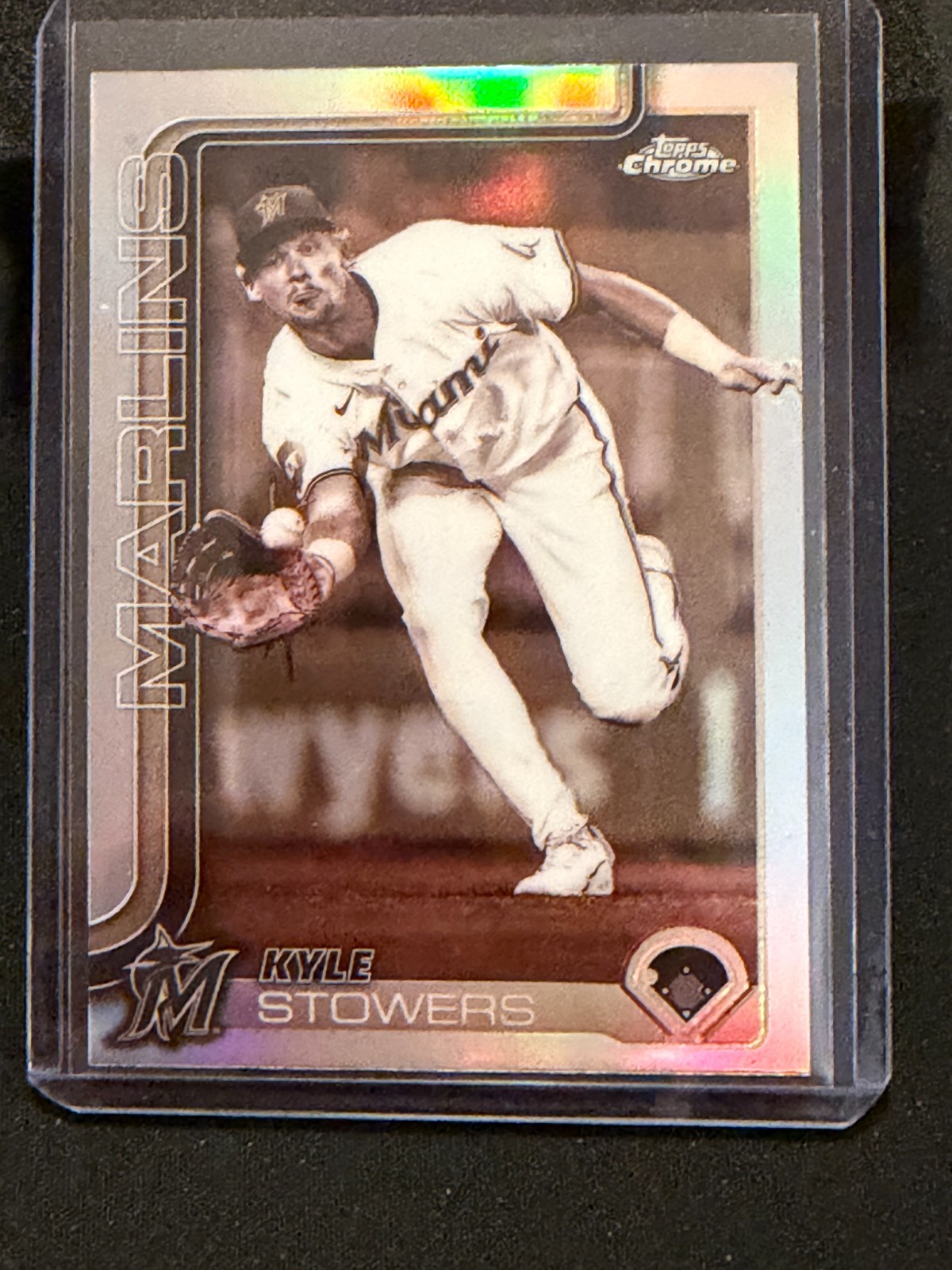 Kyle Stowers 2025 Topps Chrome Update Sepia Refractor #USC50 – Marlins