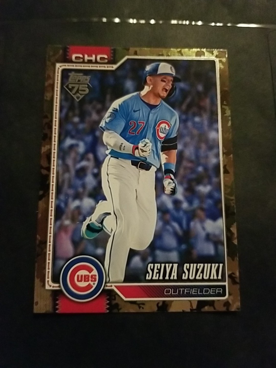 2026 Topps Series 2 Baseball Seiya Suzuki Memorial Day Camo /25