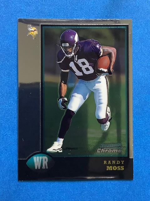 1998 Bowman Chrome #182 Randy Moss RC Rookie – Vikings