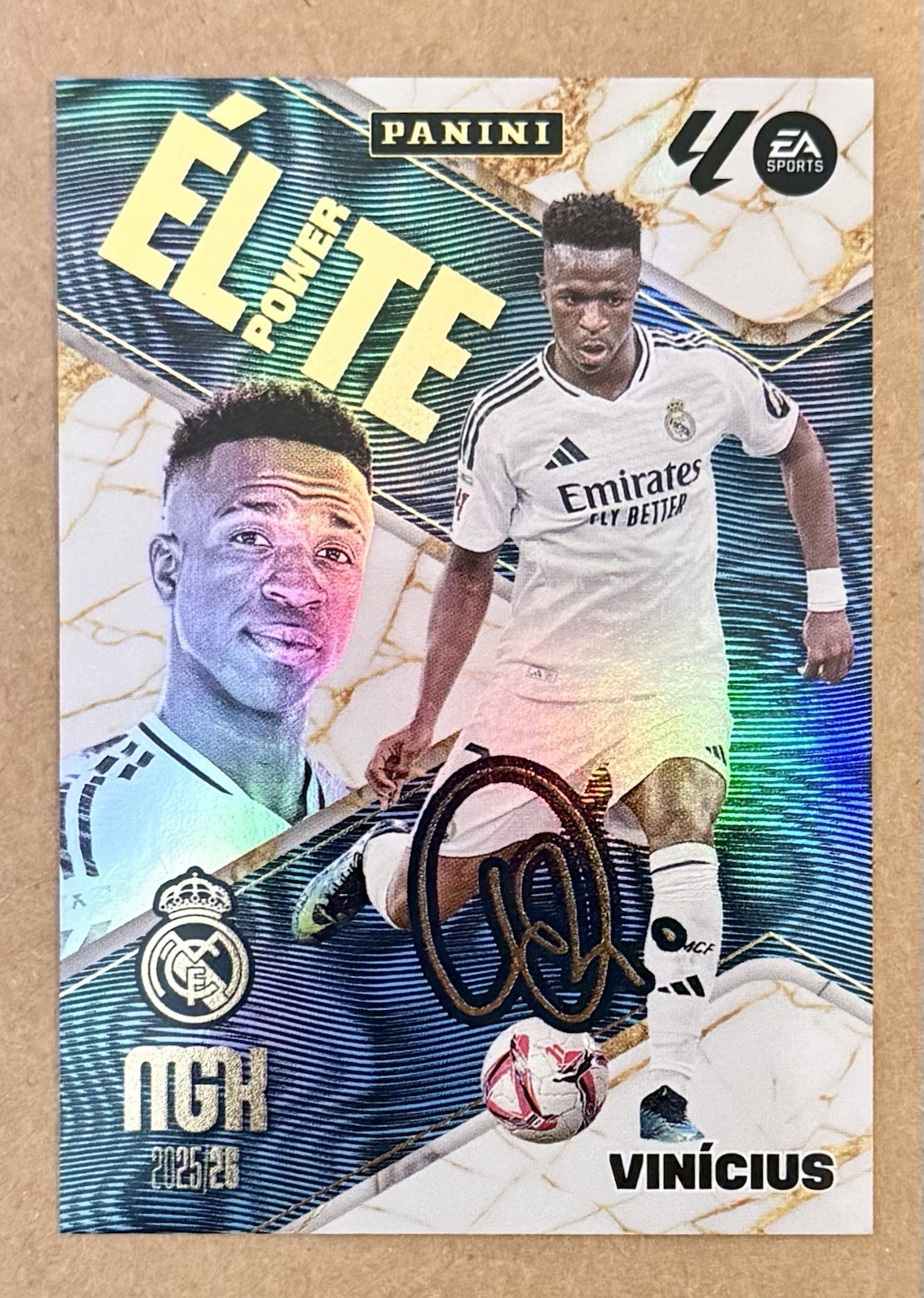 2025-26 Panini Megacracks MGK Vinicius Vini Jr Elite Power #P18 Real Madrid