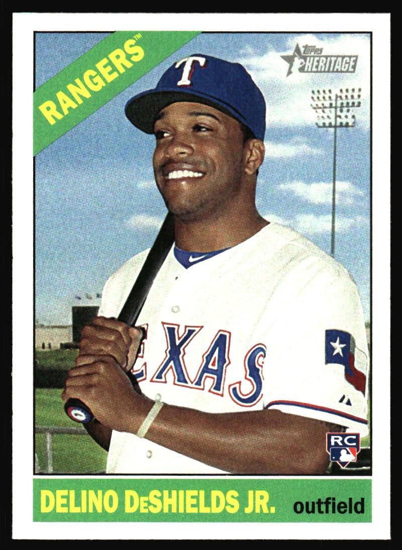 2015 Topps Heritage Delino DeShields Jr. Rookie #699 Texas Rangers
