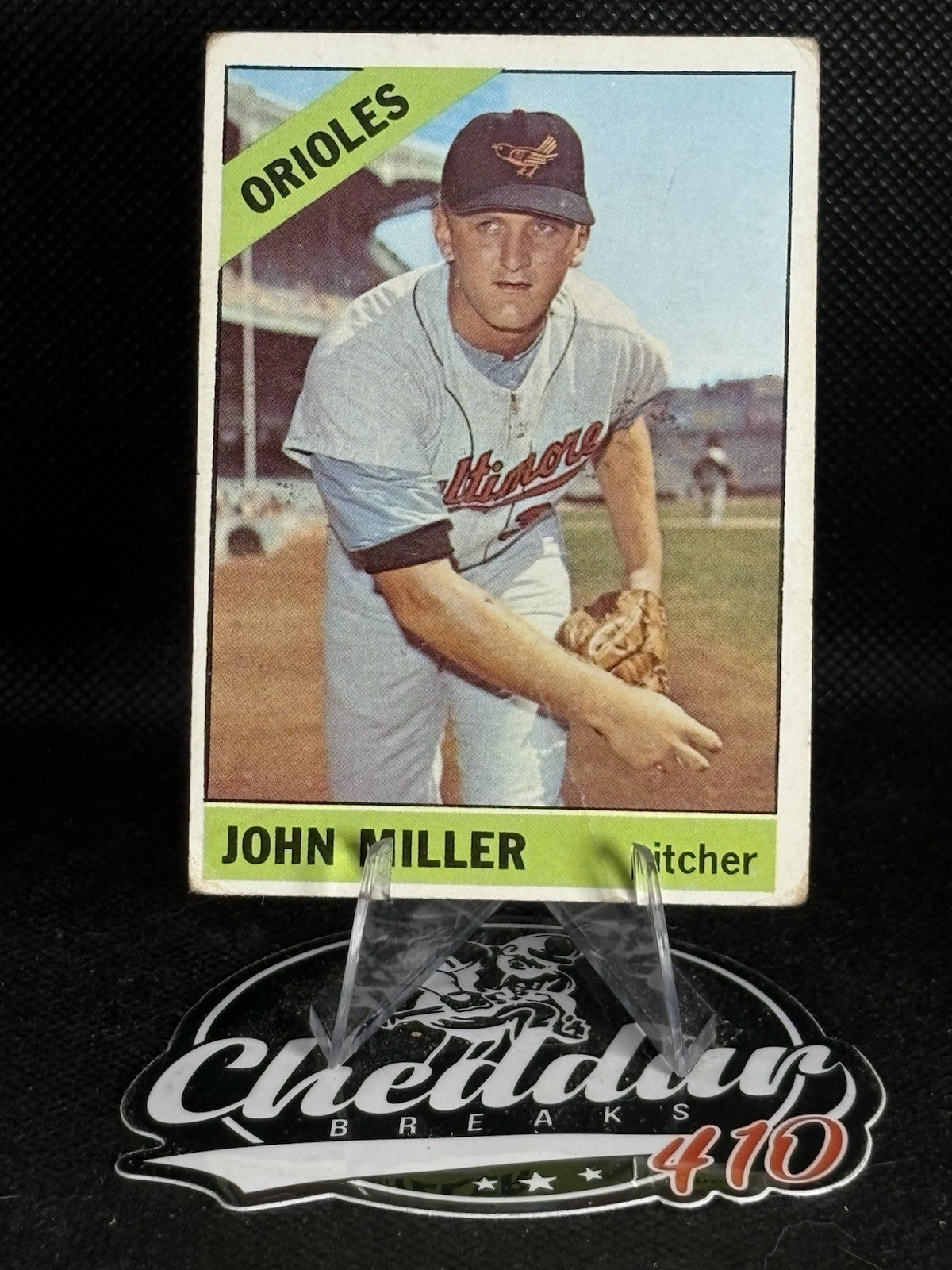 1966 Topps John Miller Baltimore Orioles VG # 427