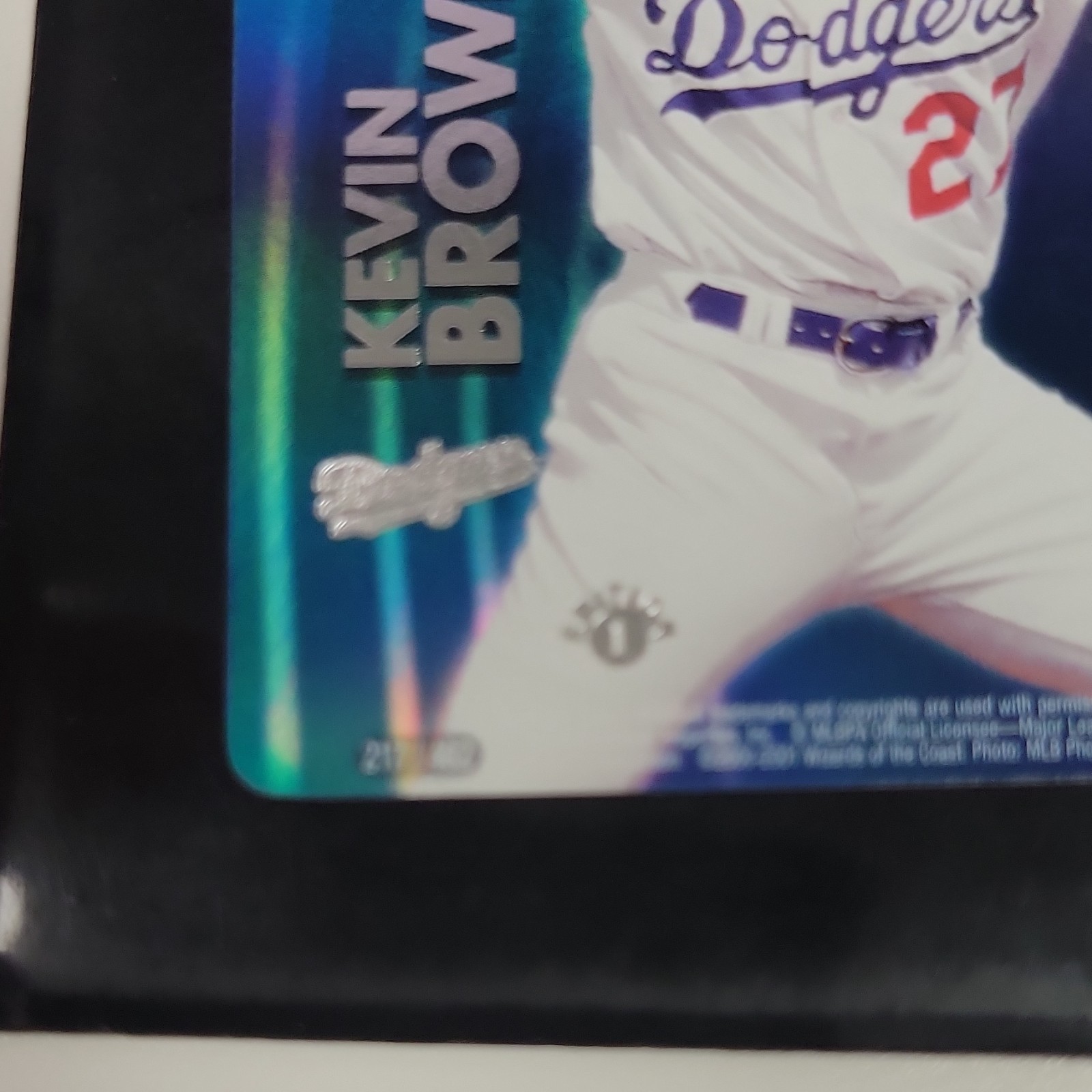 2001 MLB Showdown 1st Edition Kevin Brown #217 Los Angeles Dodgers