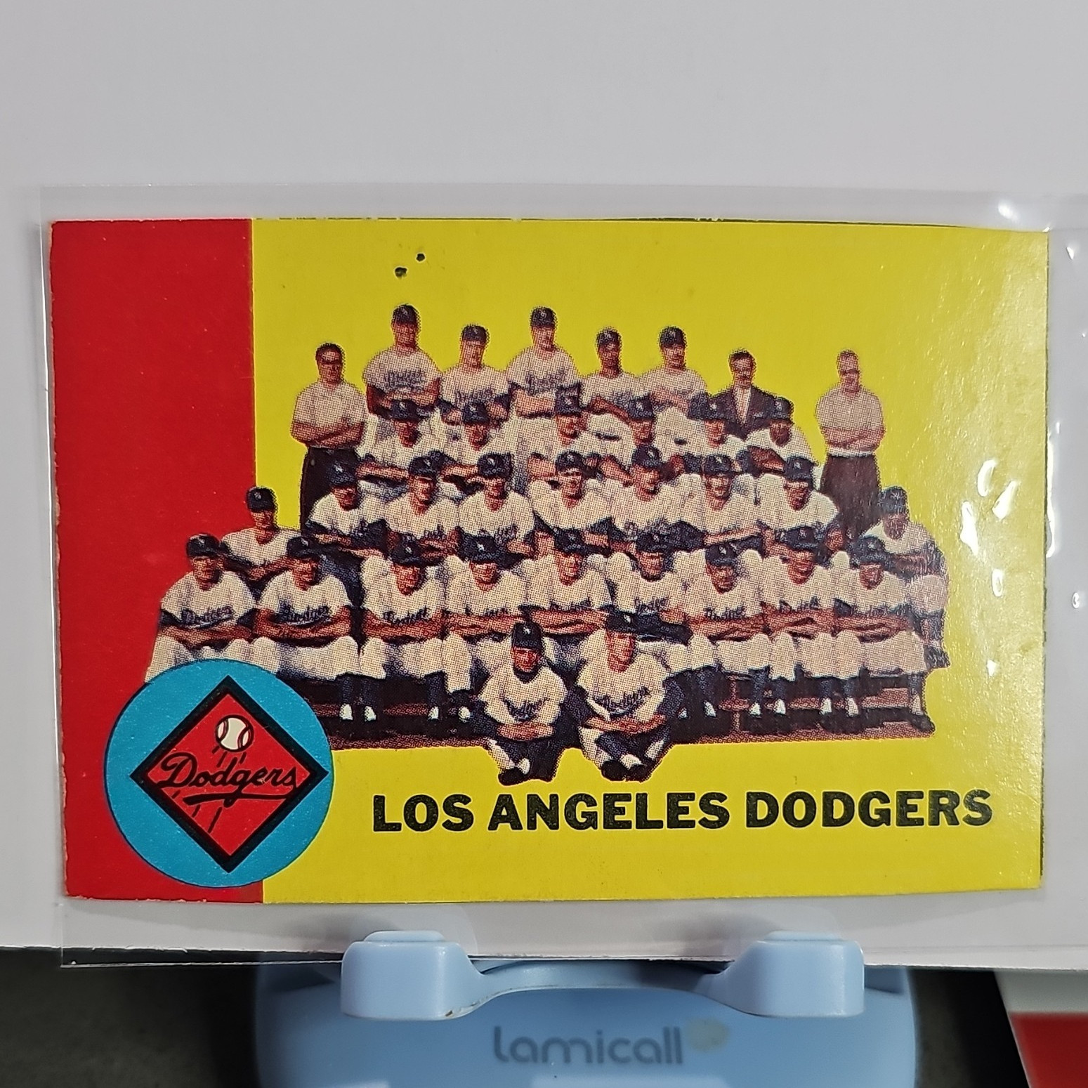 Topps 1962 Los Angeles Dodgers Team Card #337 MLB Baseball Trading Card