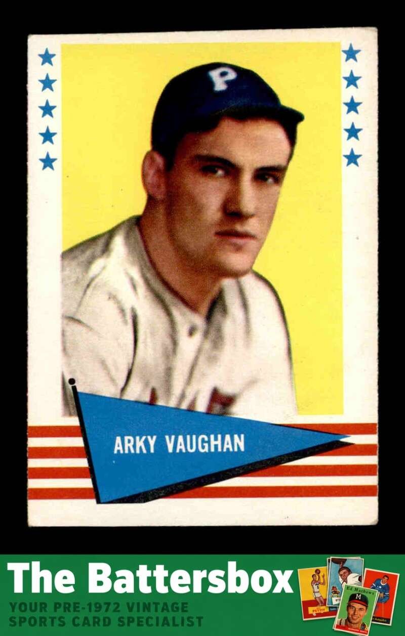 1961 Fleer #148 Arky Vaughan VGEX X3767352