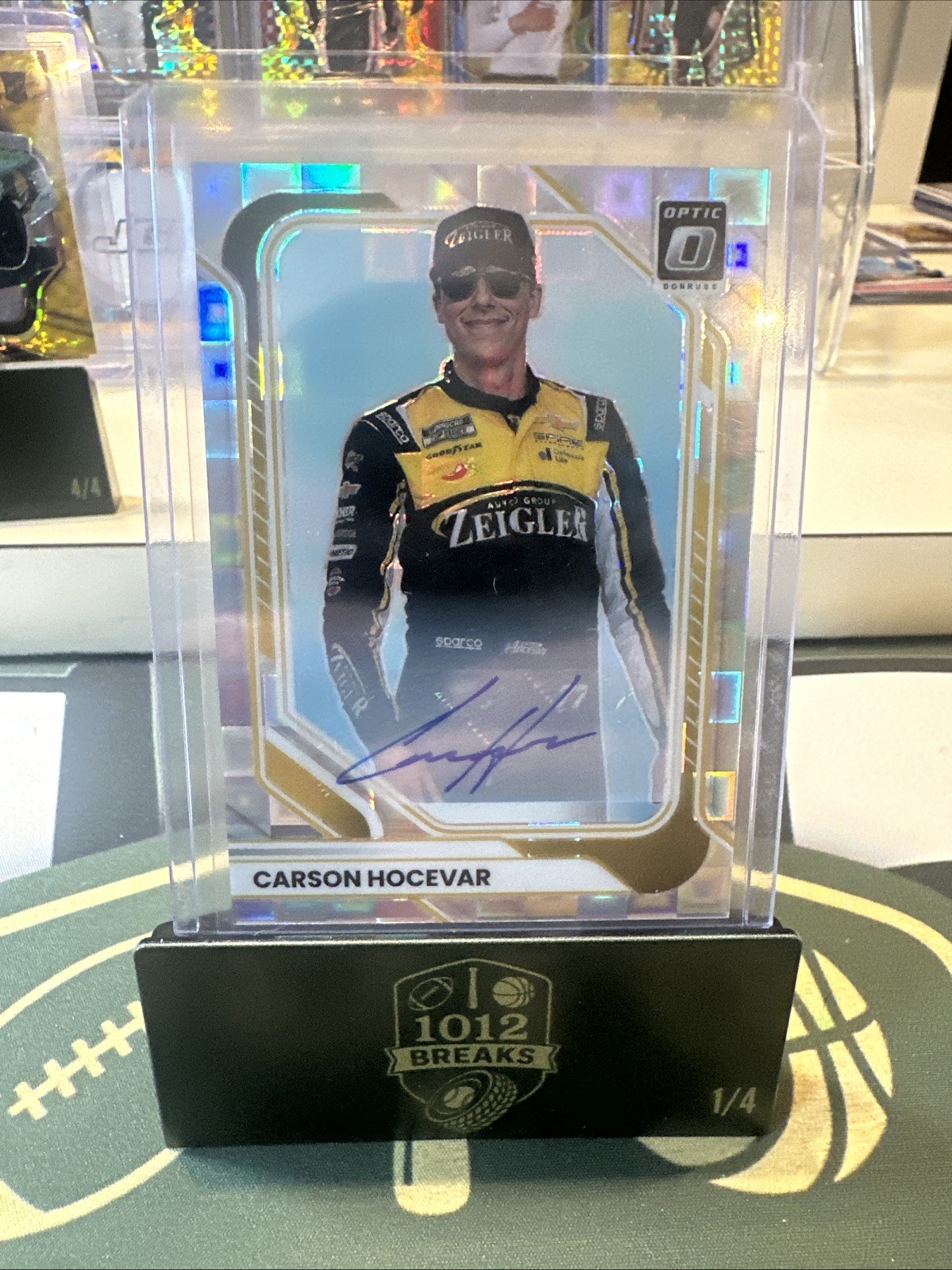 2026 Panini Donruss NASCAR Carson Hocevar #65 Pandora Auto 13/25