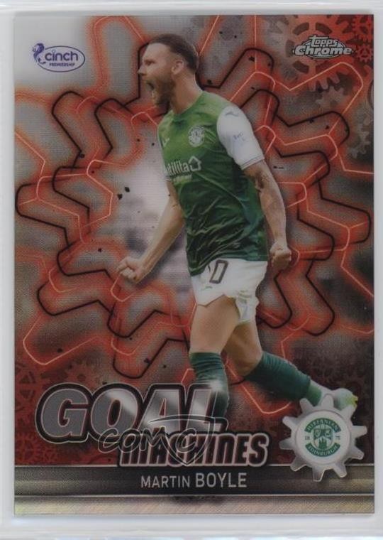 2021-22 Topps Chrome SPFL Scottish Premier League Goal Machines Martin Boyle 1i3