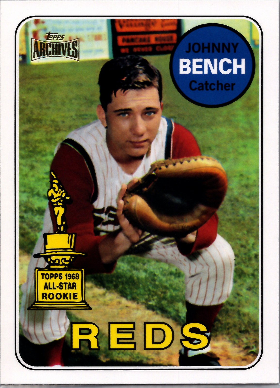 2012 Topps Archives JOHNNY BENCH #95 All-Star RC Reprint B1