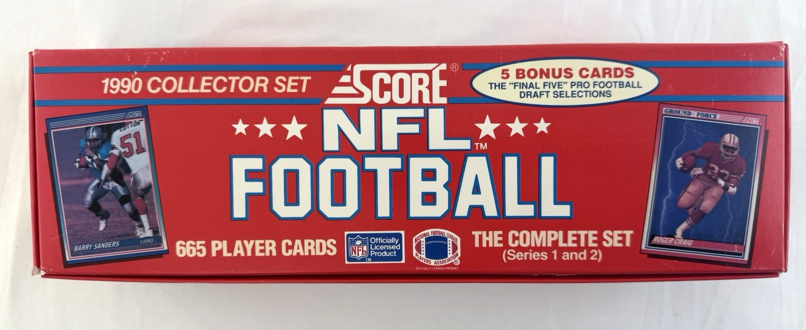 1990 Score NFL Football Collector Set Complete (Series 1 and 2) Factory-Open box