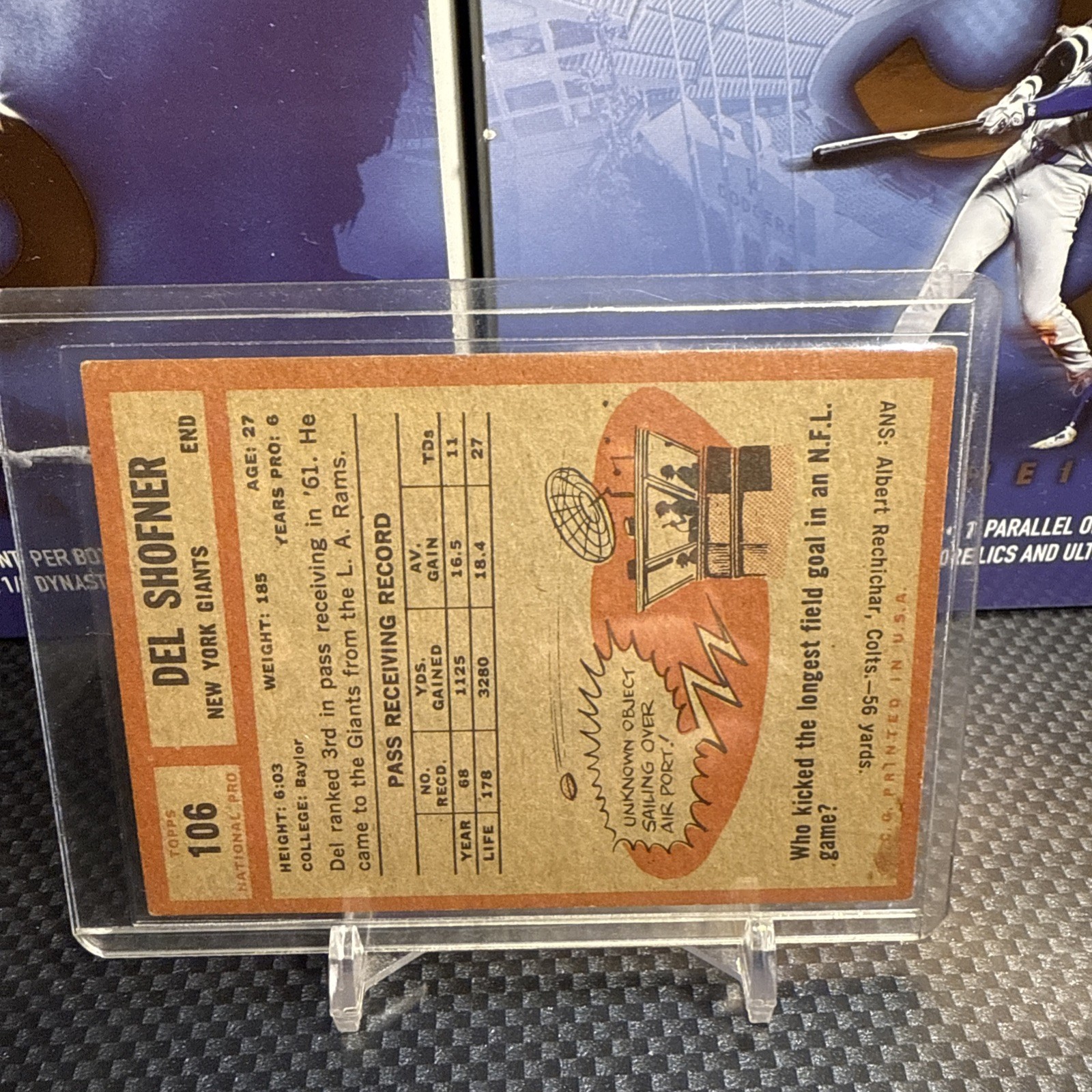 1962 Topps – Del Shofner #106