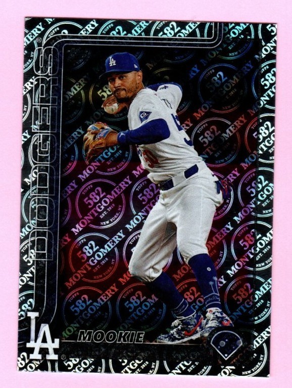 2025 Topps Montgomery Foil #500 Mookie Betts Los Angeles Dodgers