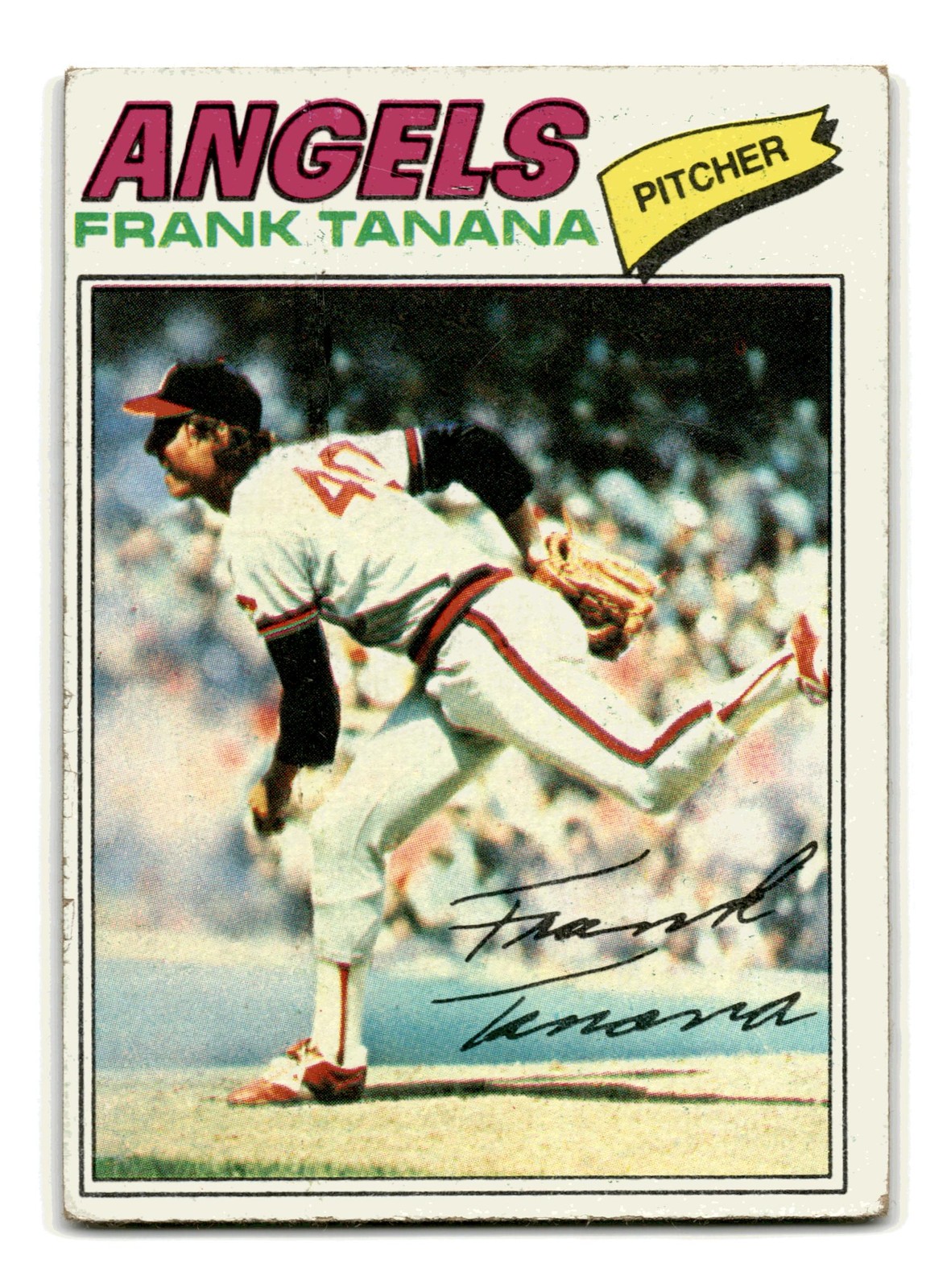 Frank Tanana 1977 Topps #200 California Angels VG