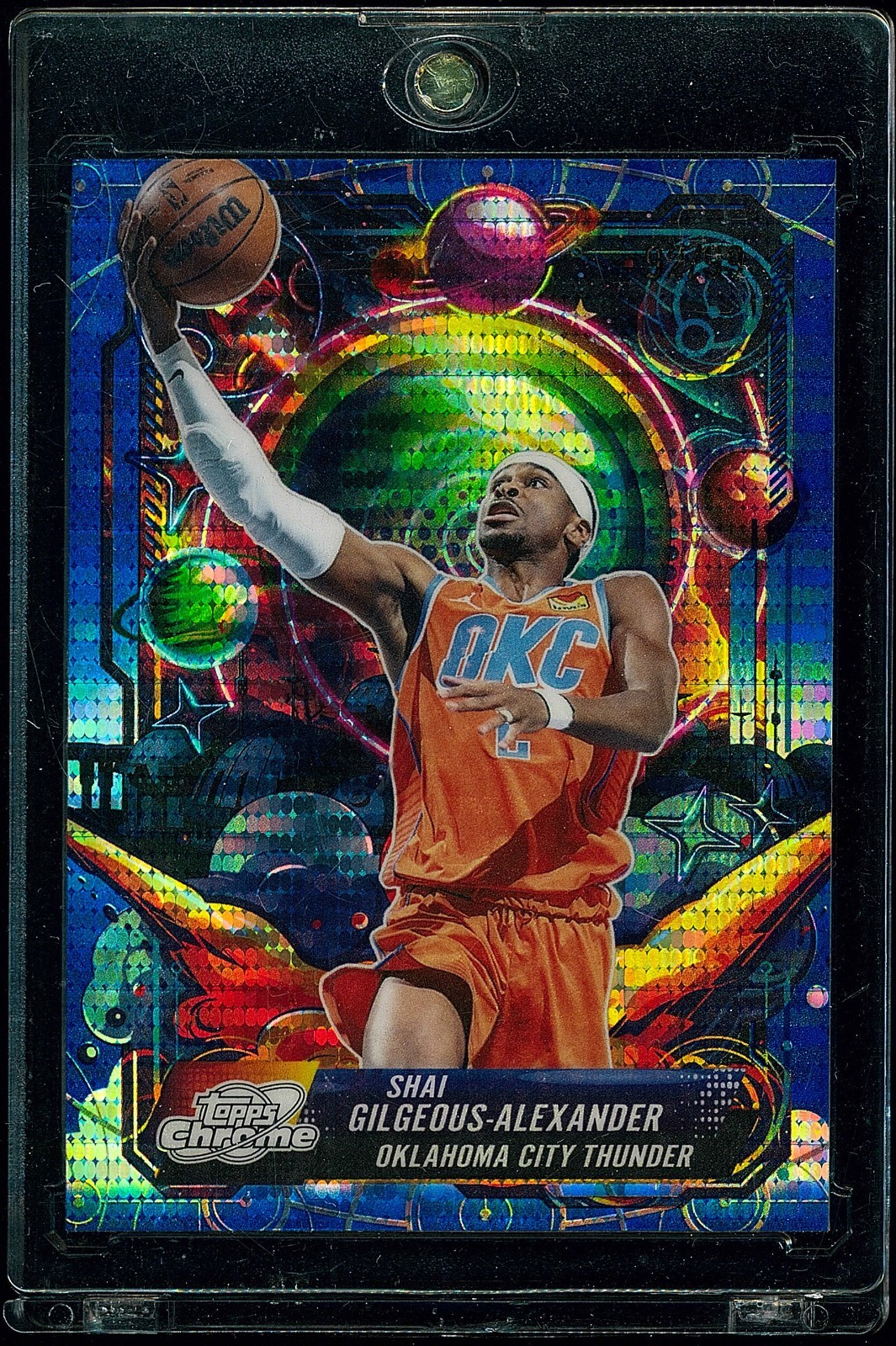 2025 Topps Cosmic Chrome Propulsion Shai Gilgeous-Alexander #PRP-1 Blue Moon /99