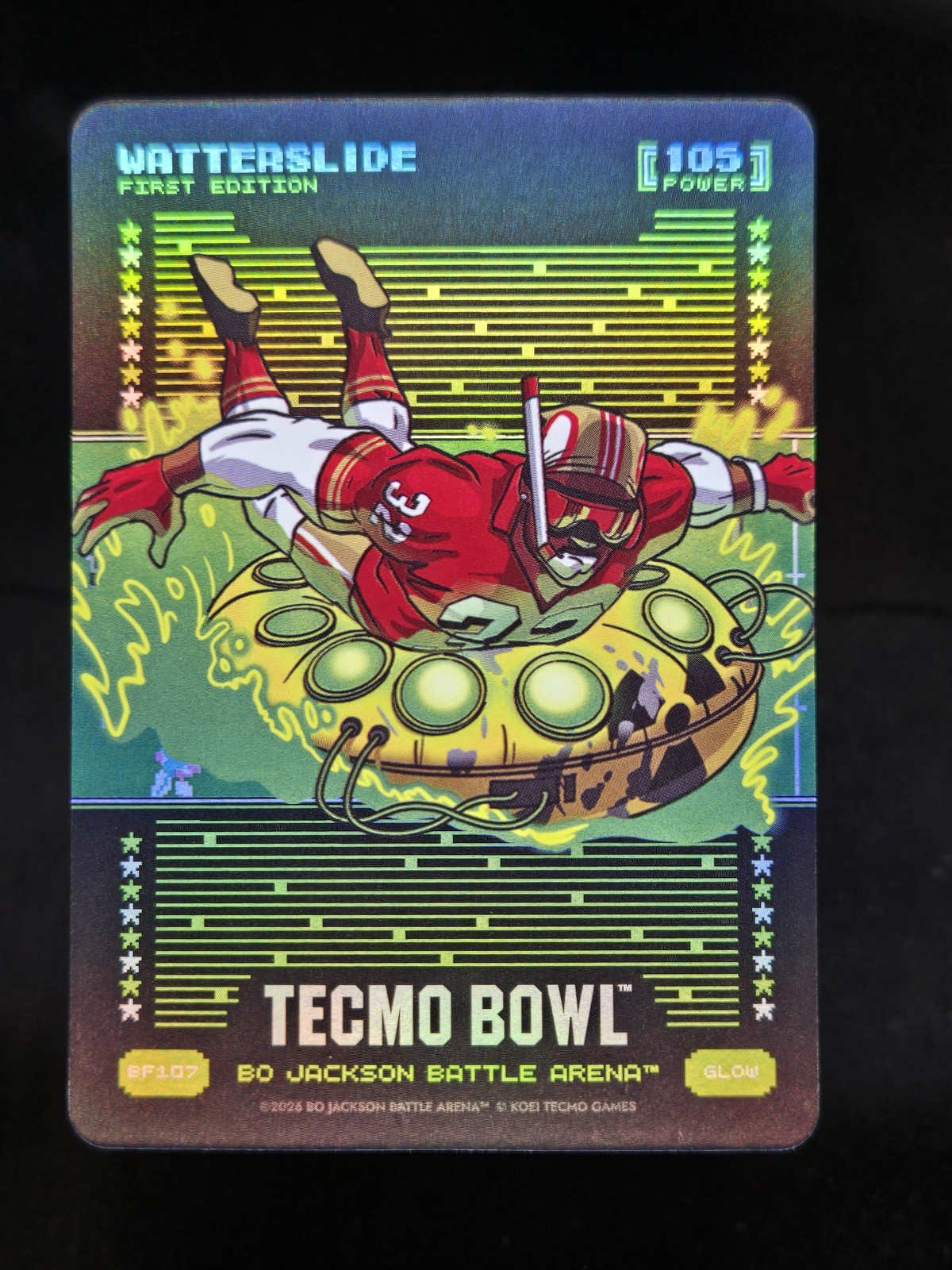 2026 Bo Jackson Battle Arena Tecmo Bowl #BF107 Ricky Watters Glow Watterslide
