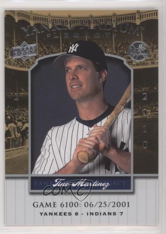 2008 Upper Deck Yankee Stadium Legacy Tino Martinez #YSL6100 c7w