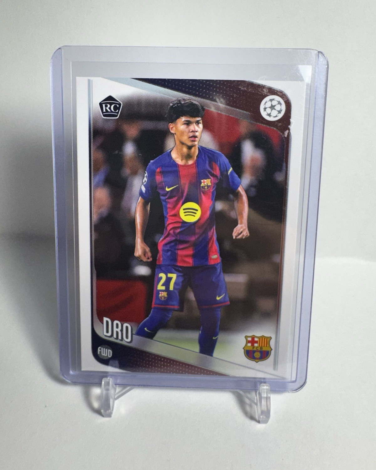 Topps UEFA Champions League Pedro “Dro” Fernández FC Barcelona #111 Rookie 2026