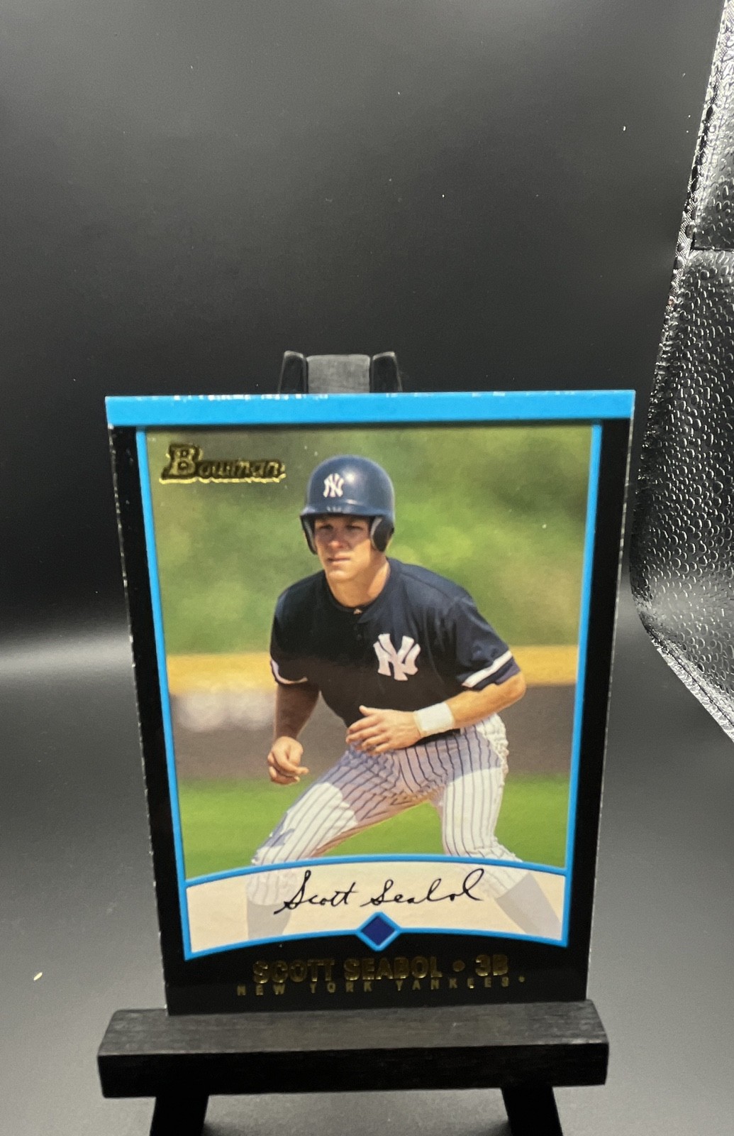 2001 Bowman – Scott Seabol #428 New York Yankees