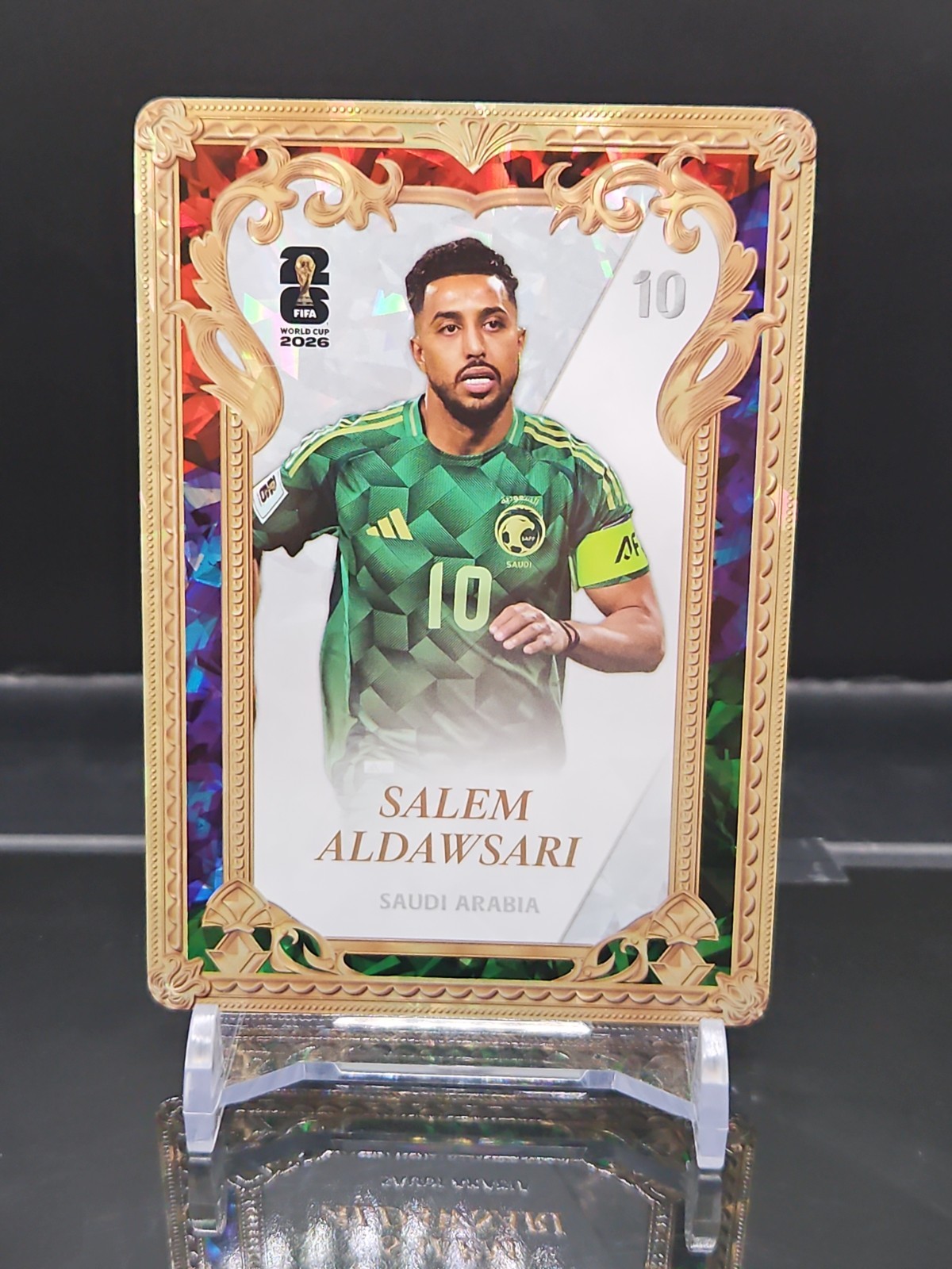 2026 Kayou Panini World Cup Salem Aldawsari #725 Saudi Arabia Diamond Red Box