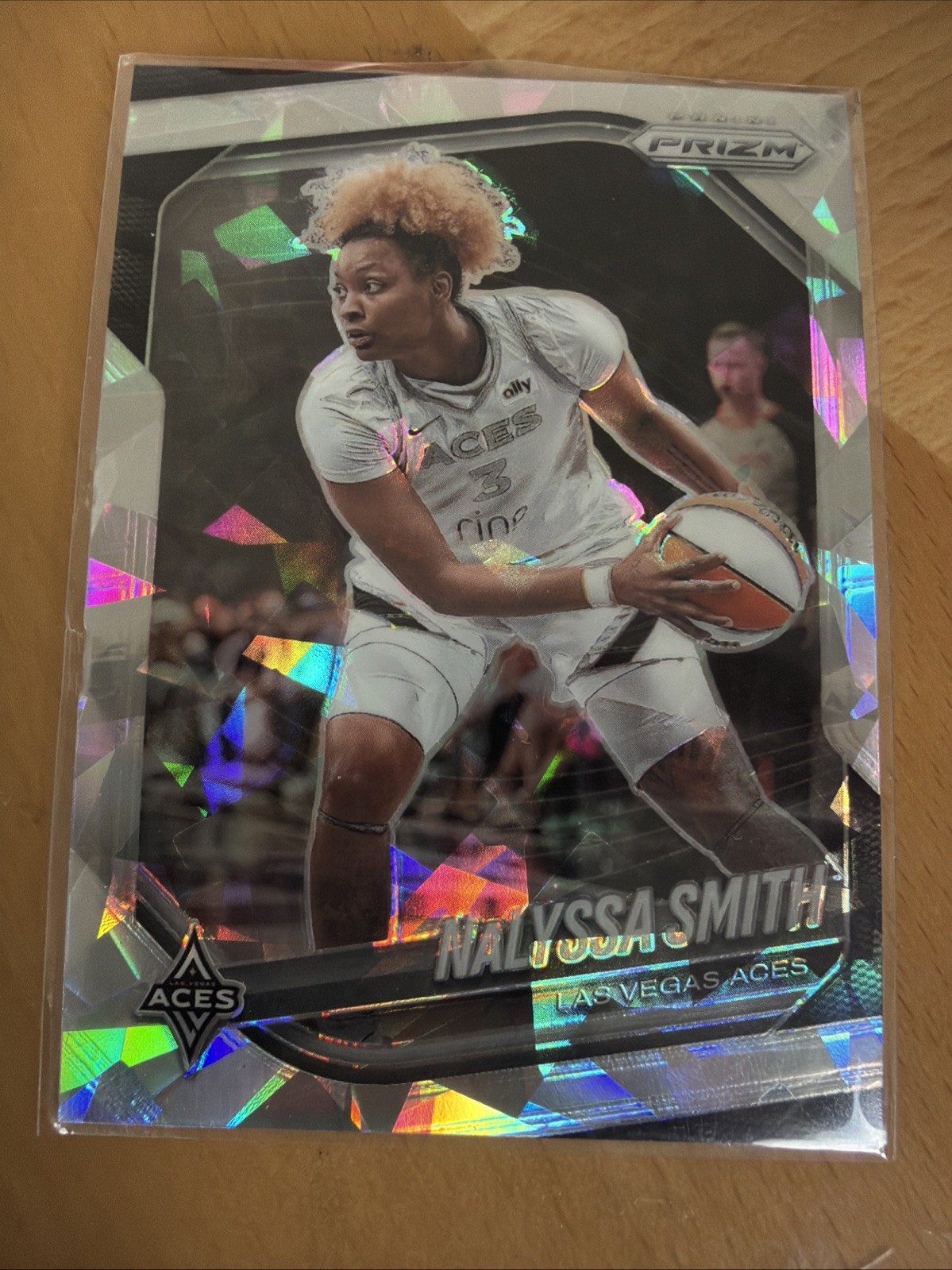 2025 Panini Prizm WNBA Cracked Ice Prizm #119 NaLyssa Smith