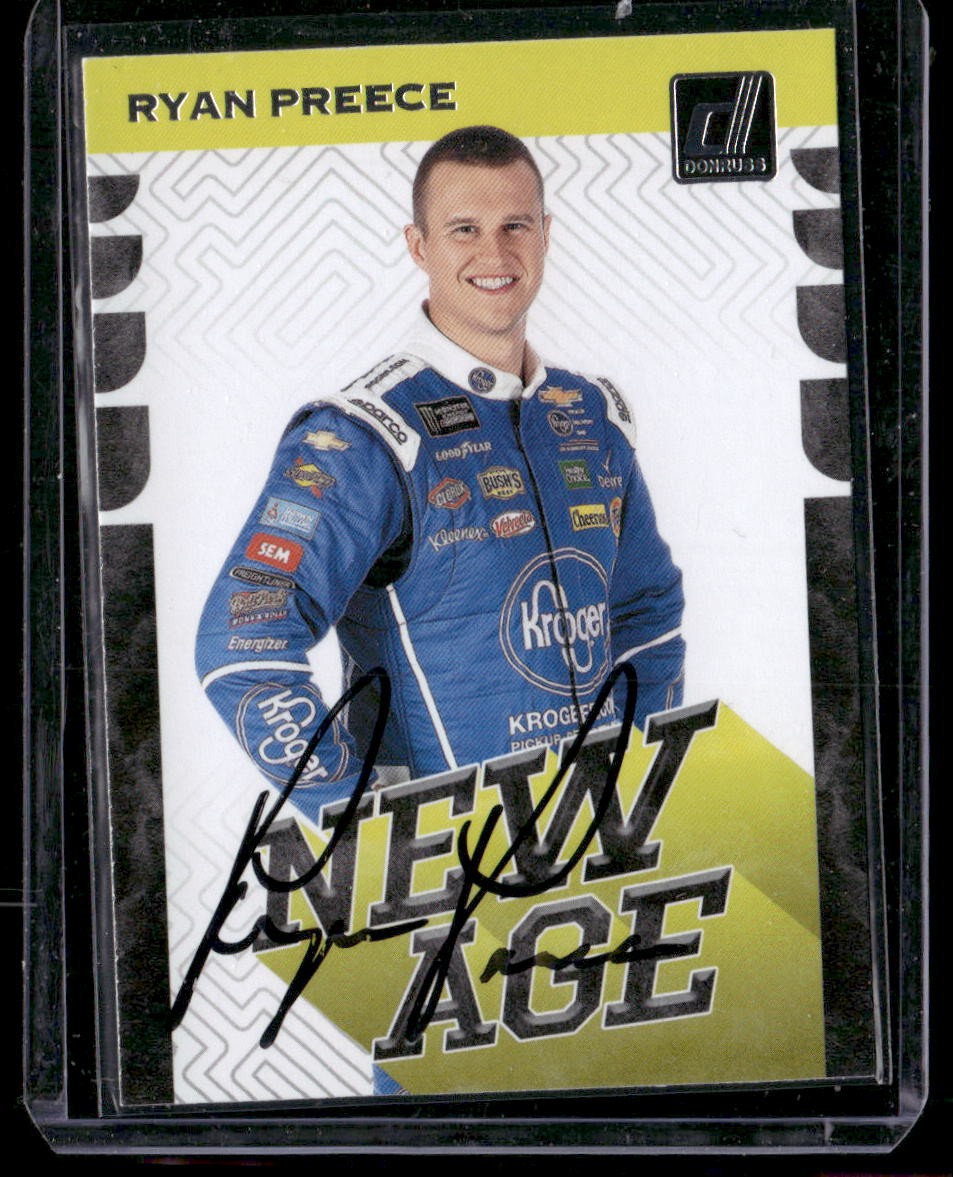 Signed 2020 Donruss #NA8 Ryan Preece New Age – IP Auto