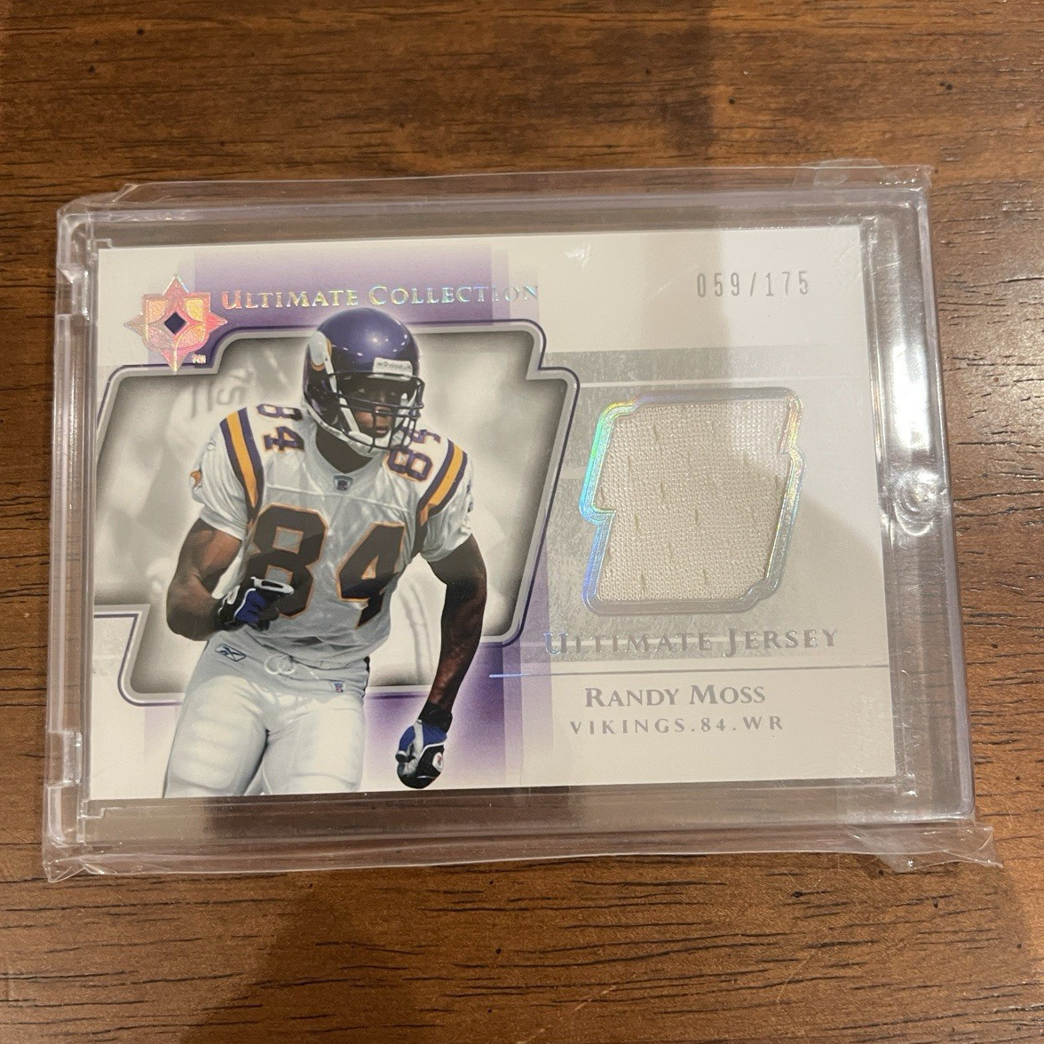 Upper Deck Ultimate Collection Ultimate Jerseys Randy Moss Vikings #UGJ-RM /175