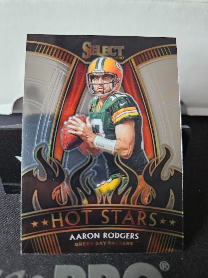 2020 Panini NFL Select Football Aaron Rodgers Green Bay Packers Hot Stars #HS5