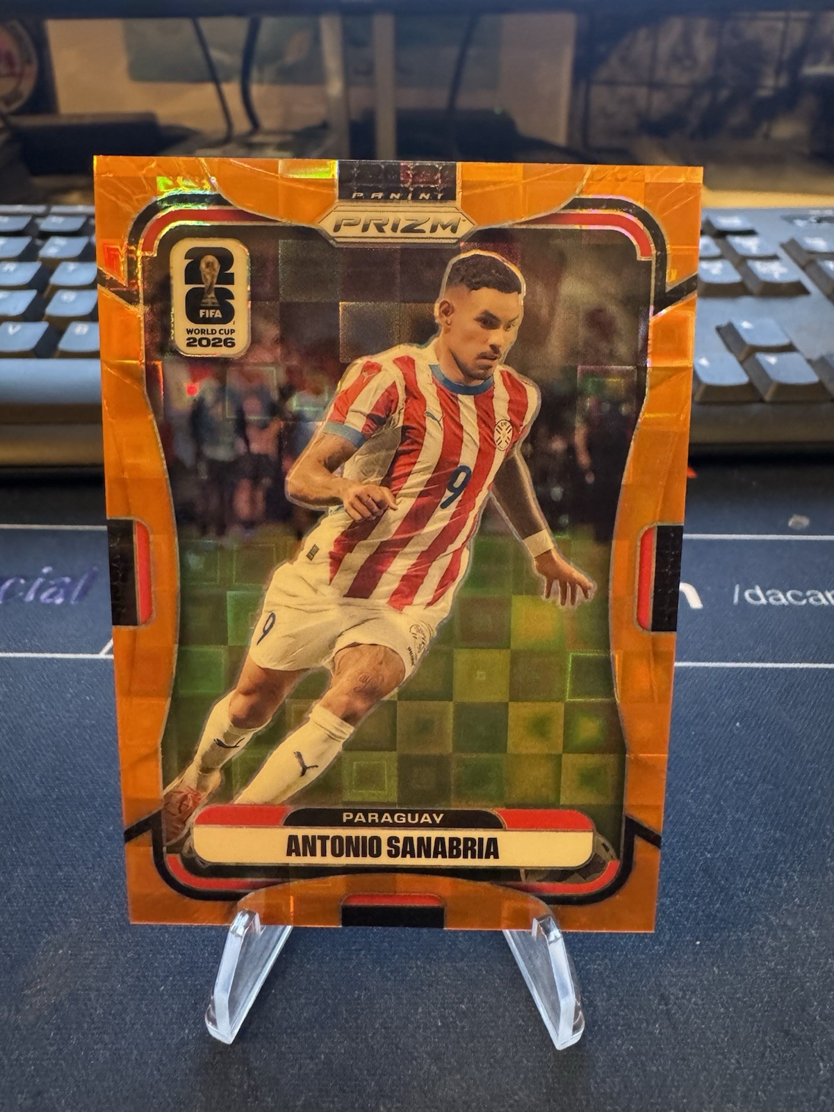 ANTONIO SANABRIA 2026 PRIZM FIFA WORLD CUP ORANGE PANDORA #344 /215