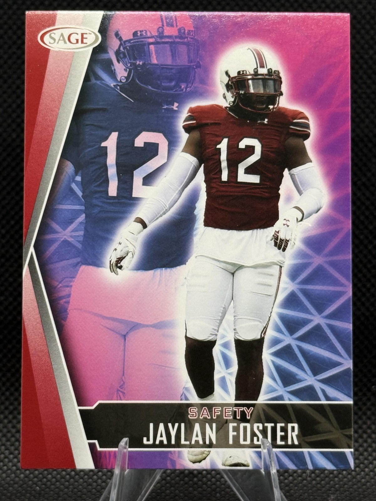 2022 SAGE #147 Jaylan Foster Red South Carolina GamecocksP