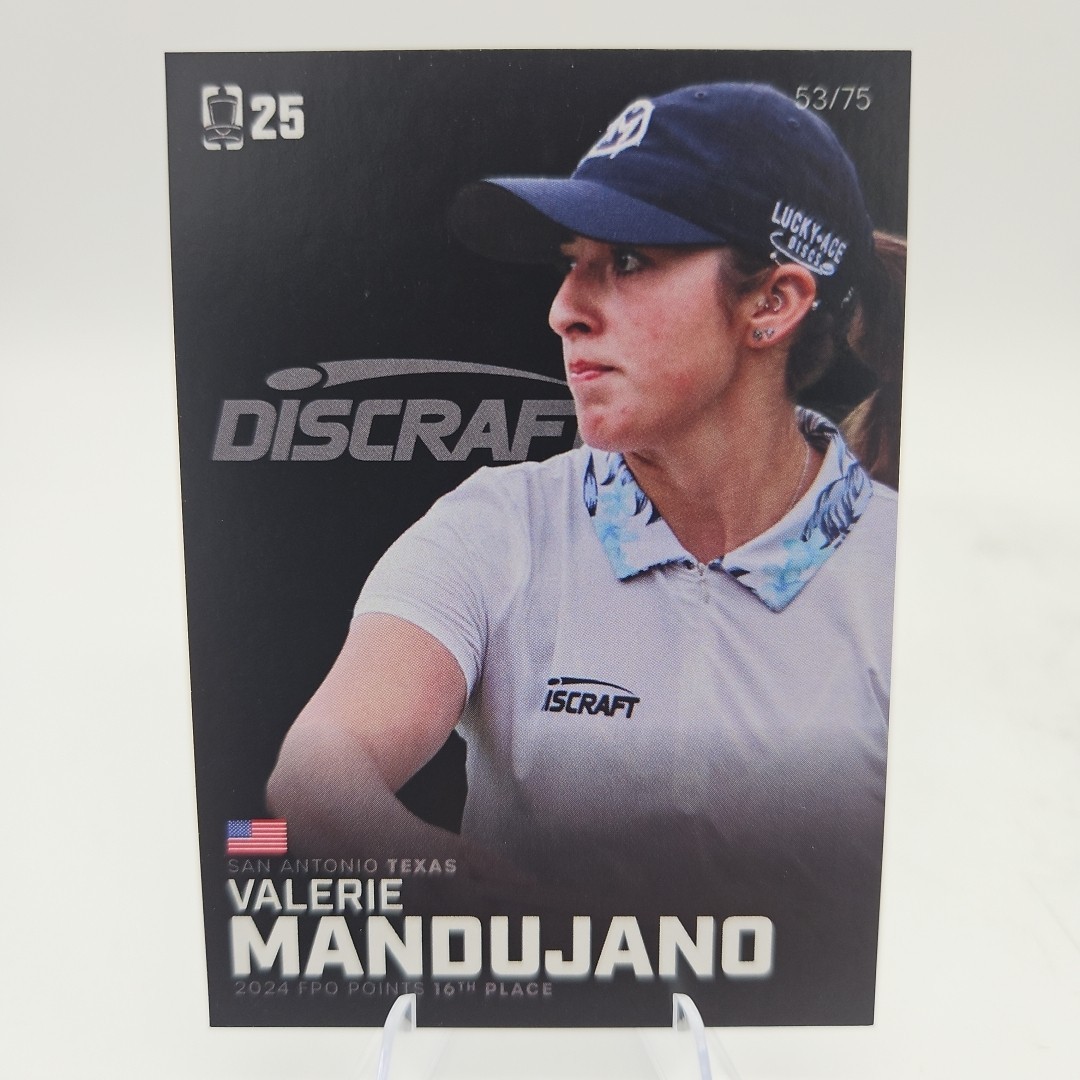2025 DGPT FPO #16 Valerie Mandujano – Discraft – Black 53/75