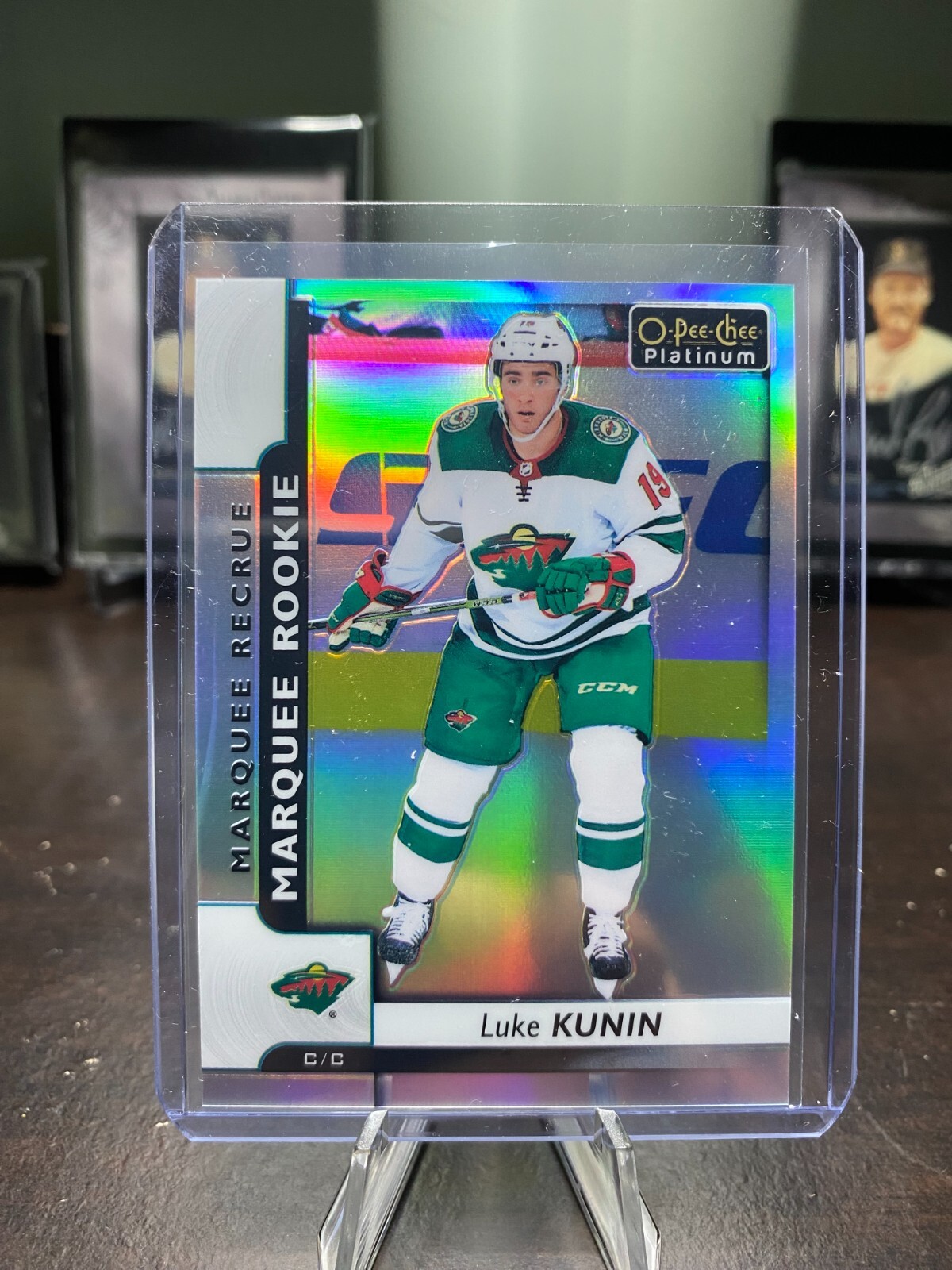 2017-18 O-Pee-Chee Platinum Luke Kunin Rainbow Marquee Rookie #178