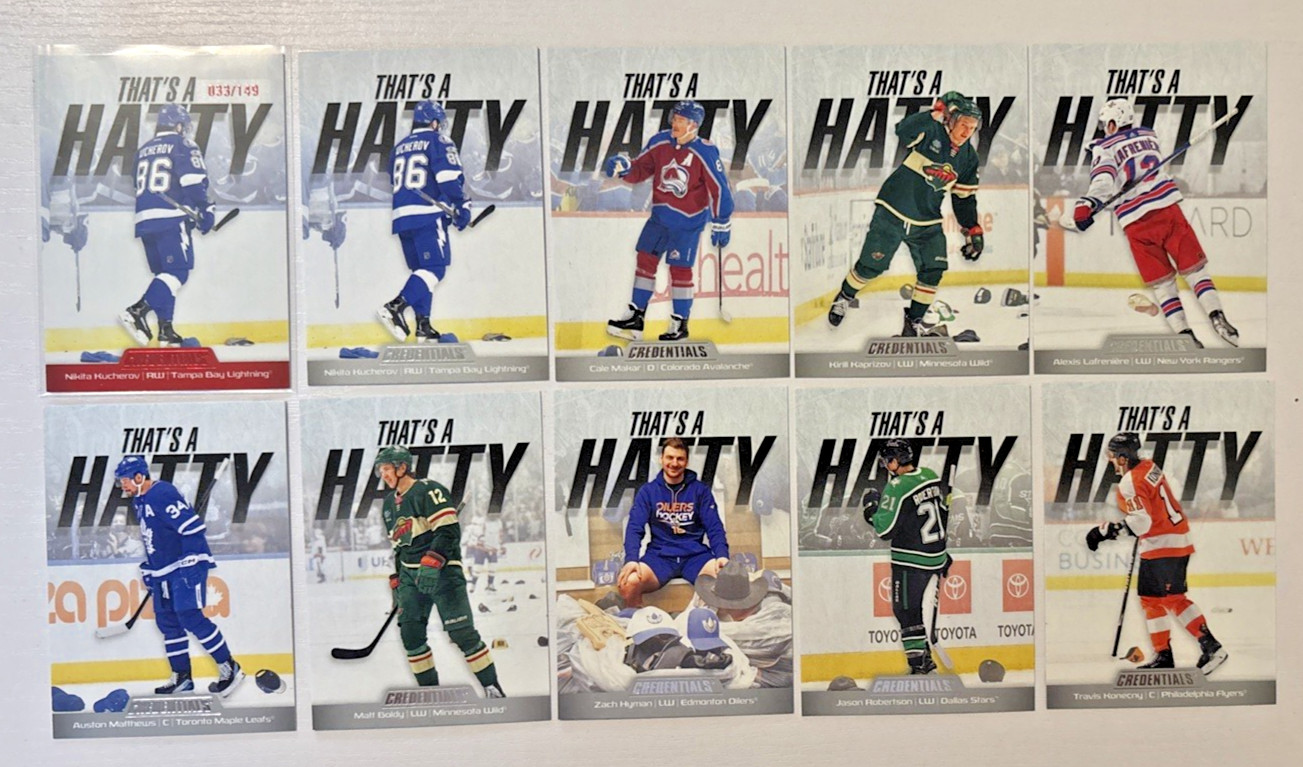 2024-25 UD Credentials Inserts, Parallels, #’d, RC’s! Complete Your Sets! U PICK