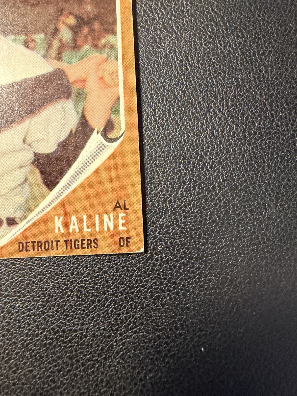 Topps 1962 Al Kaline #150A Detroit Tigers MLB Baseball Card Green tint variation