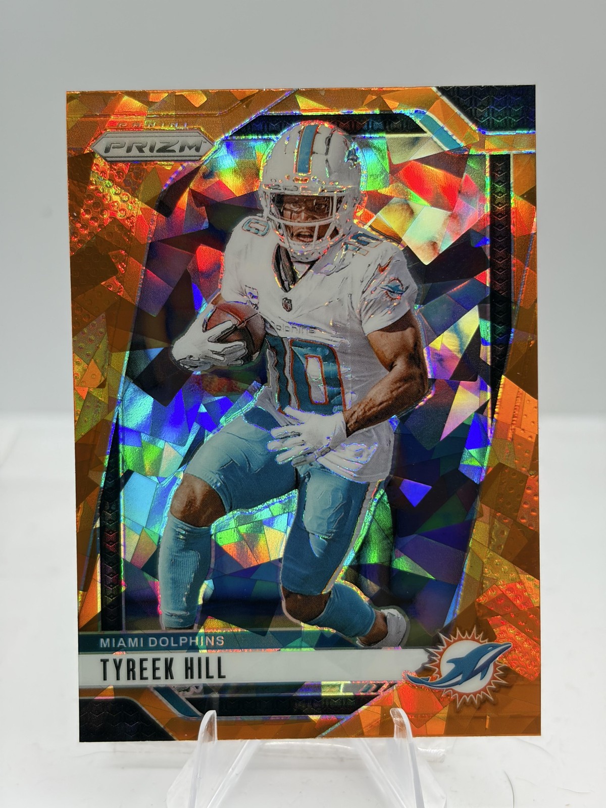 2024 Panini Prizm Tyreek Hill #177 Orange Ice