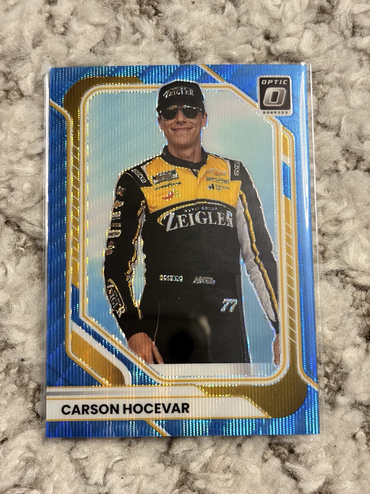 Panini 2025 Donruss NASCAR Carson Hocevar #57 Card Serial Numbered 50/99