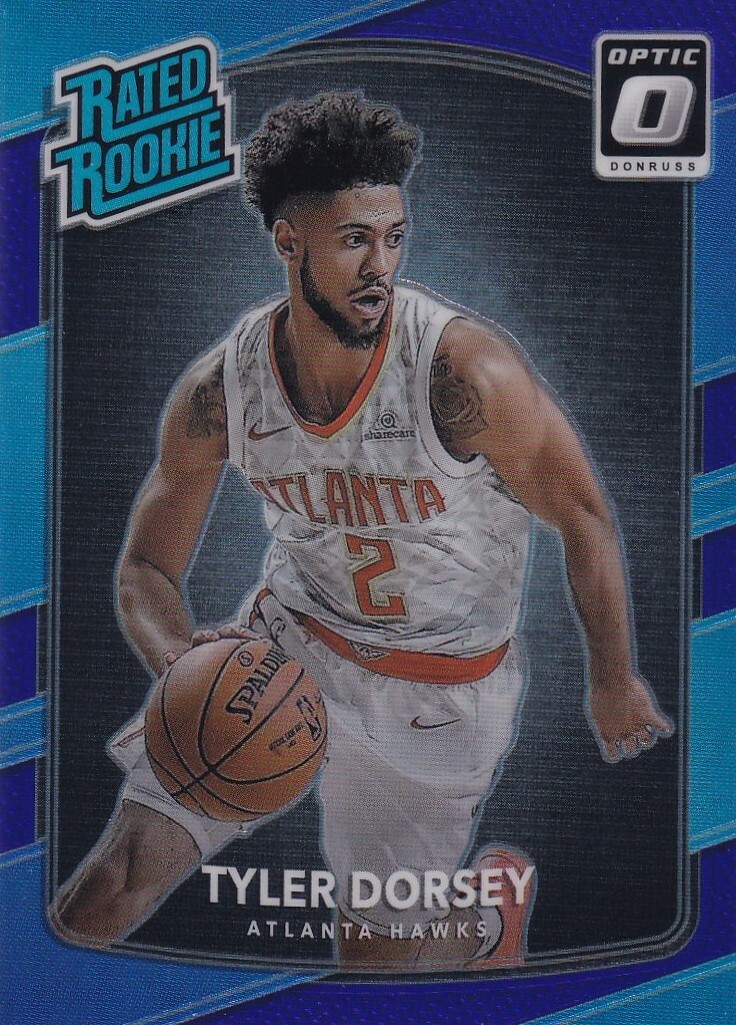 2017-18 OPTIC PRIZMS PURPLE RC TYLER DORSEY MEMPHIS GRIZZLIES PARALLELS – G1499