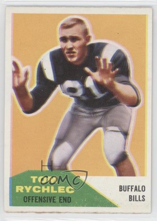 1960 Fleer Tom Rychlec #85 Rookie RC 4e8